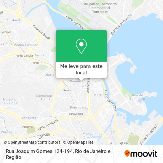 Rua Joaquim Gomes 124-194 mapa