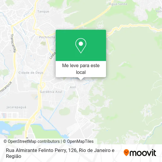 Rua Almirante Felinto Perry, 126 mapa