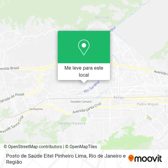 Posto de Saúde Eitel Pinheiro Lima mapa