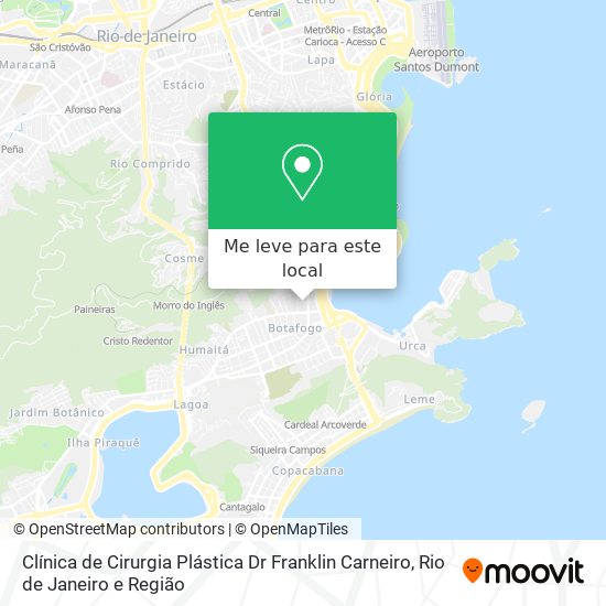 Clínica de Cirurgia Plástica Dr Franklin Carneiro mapa