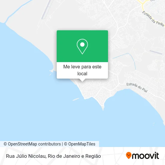 Rua Júlio Nicolau mapa