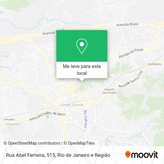 Rua Abel Ferreira, 515 mapa