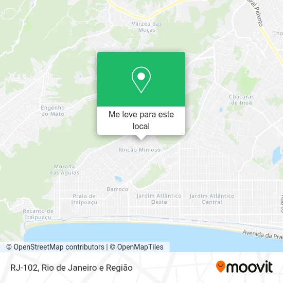 RJ-102 mapa