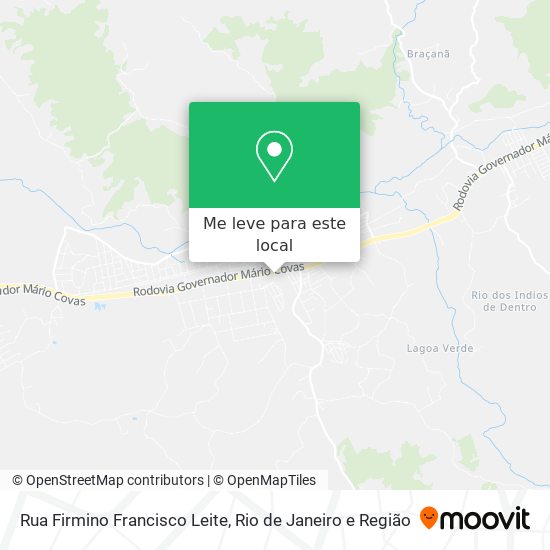 Rua Firmino Francisco Leite mapa