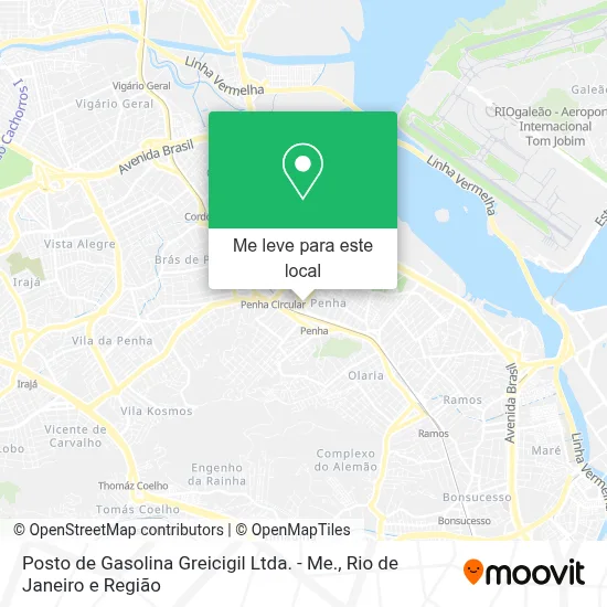 Posto de Gasolina Greicigil Ltda. - Me. mapa