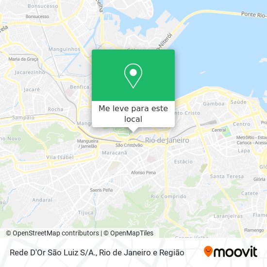 Rede D'Or São Luiz S/A. mapa