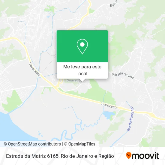 Estrada da Matriz 6165 mapa