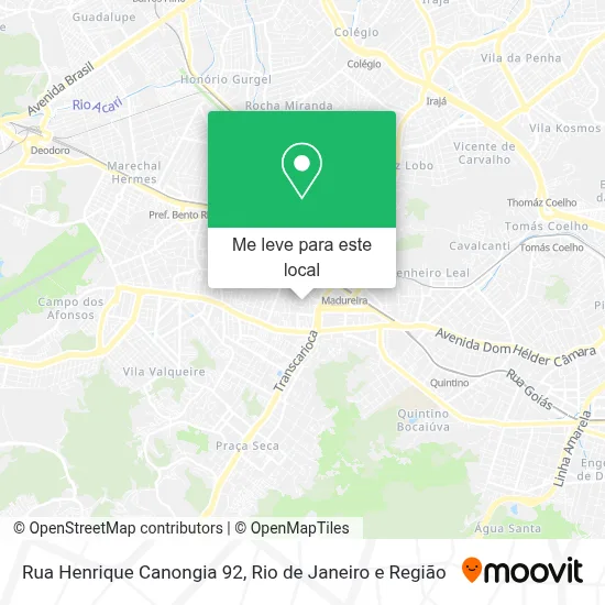 Rua Henrique Canongia 92 mapa