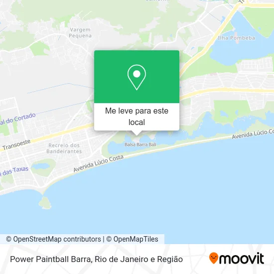 Power Paintball Barra mapa