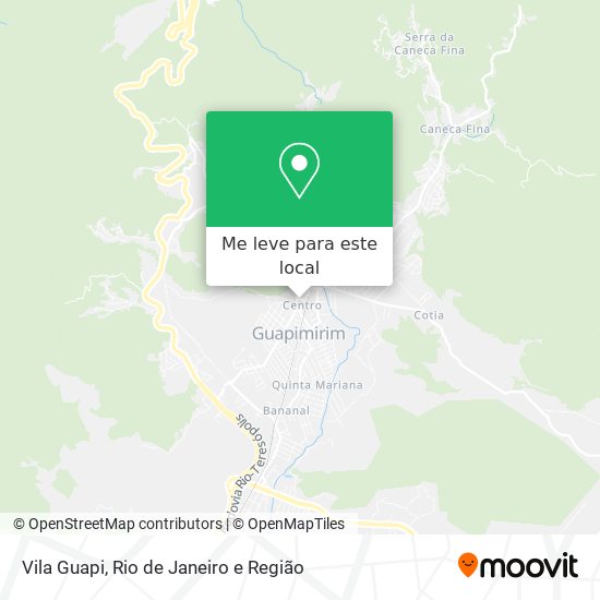Vila Guapi mapa