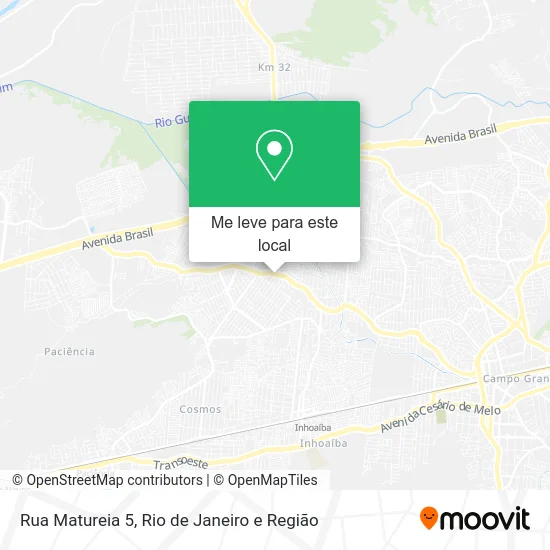 Rua Matureia 5 mapa