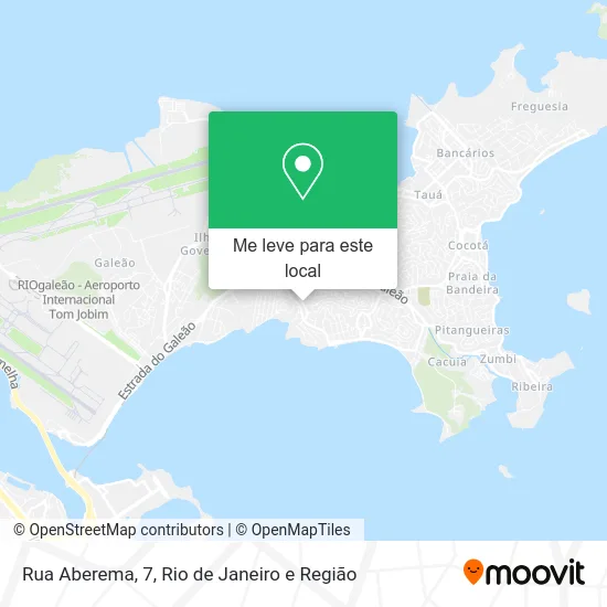 Rua Aberema, 7 mapa
