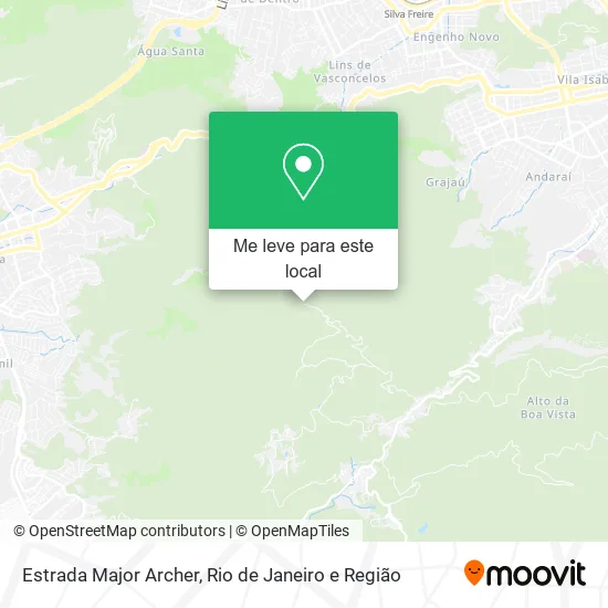 Estrada Major Archer mapa