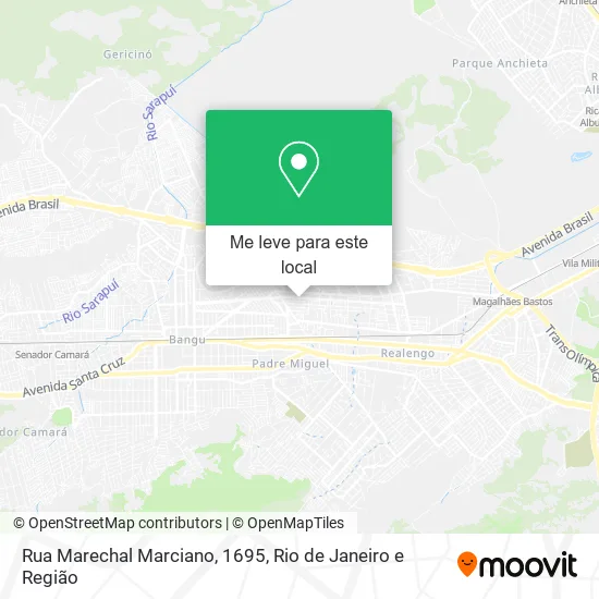 Rua Marechal Marciano, 1695 mapa