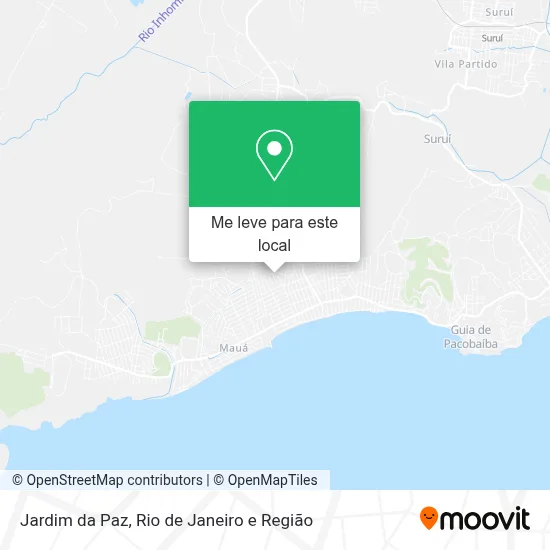 Jardim da Paz mapa