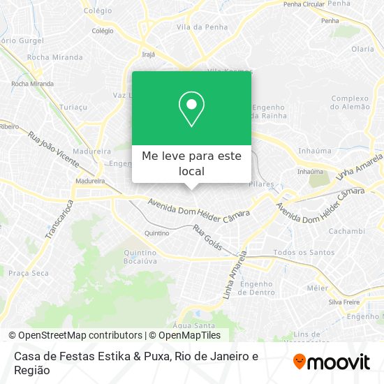 Casa de Festas Estika & Puxa mapa