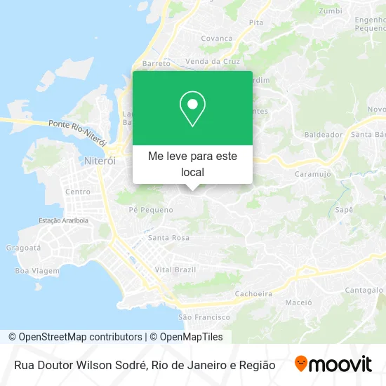 Rua Doutor Wilson Sodré mapa
