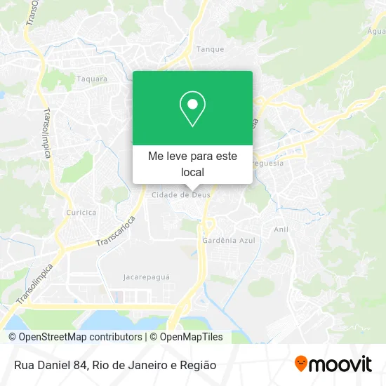 Rua Daniel 84 mapa