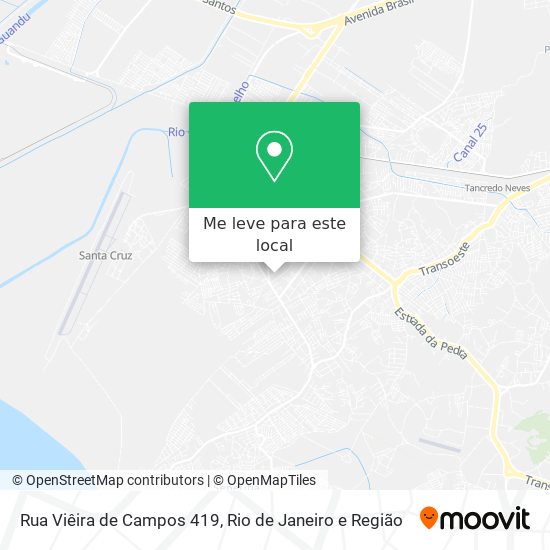 Rua Viêira de Campos 419 mapa