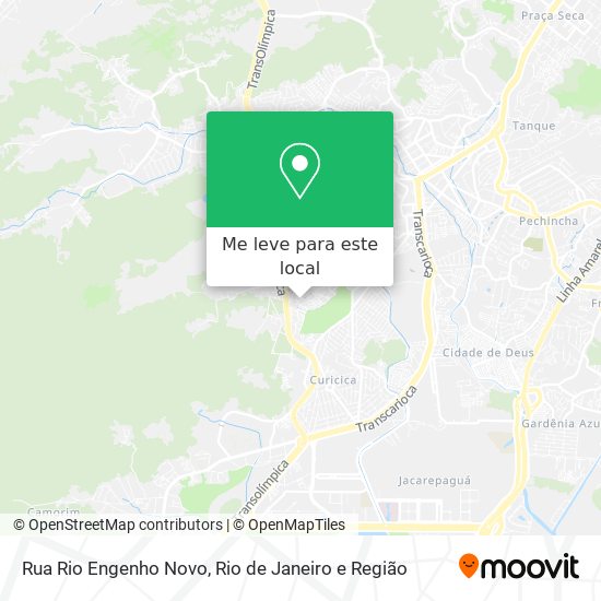 Rua Rio Engenho Novo mapa