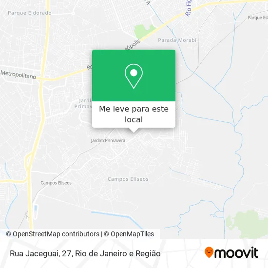 Rua Jaceguai, 27 mapa