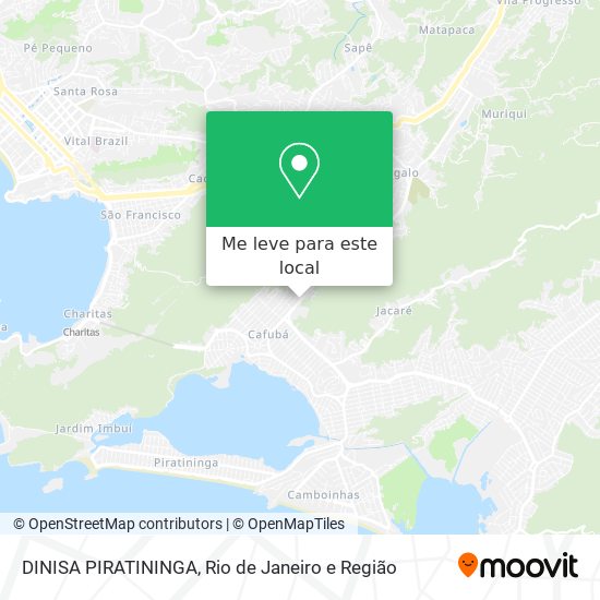 DINISA PIRATININGA mapa