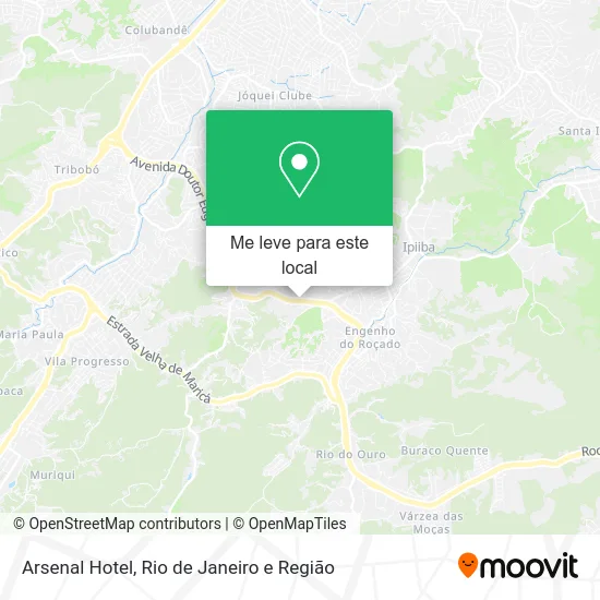 Arsenal Hotel mapa