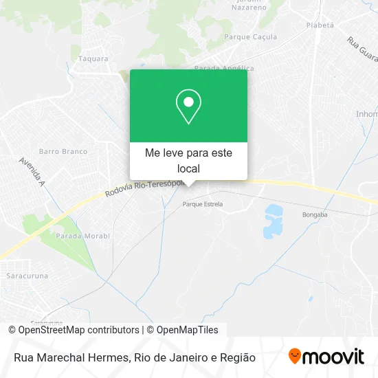 Rua Marechal Hermes mapa
