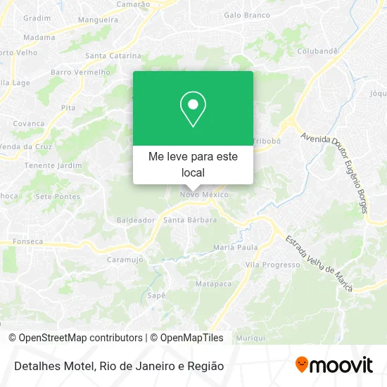 Detalhes Motel mapa