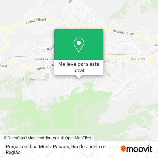 Praça Lealdina Muniz Passos mapa