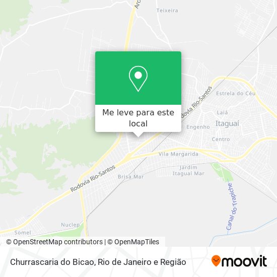 Churrascaria do Bicao mapa