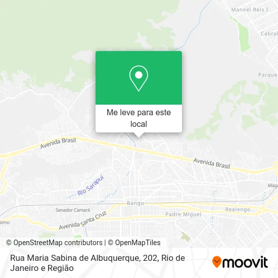 Rua Maria Sabina de Albuquerque, 202 mapa