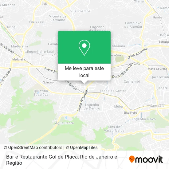 Bar e Restaurante Gol de Placa mapa