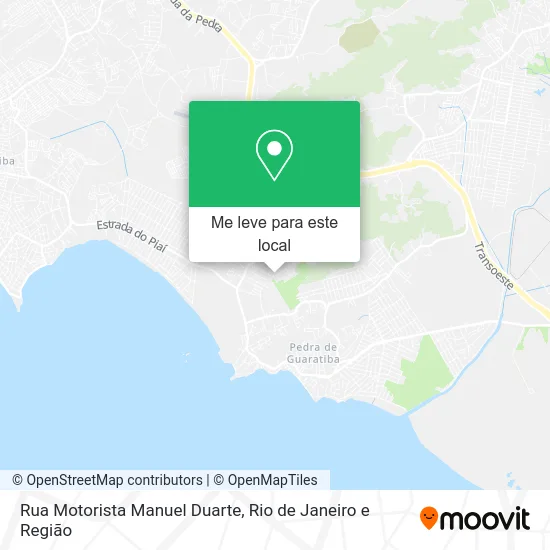 Rua Motorista Manuel Duarte mapa
