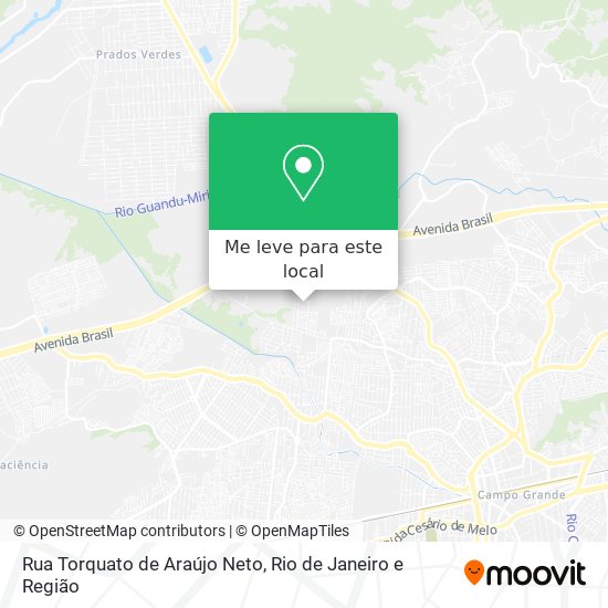 Rua Torquato de Araújo Neto mapa