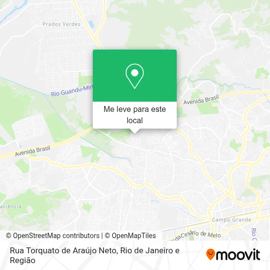 Rua Torquato de Araújo Neto mapa