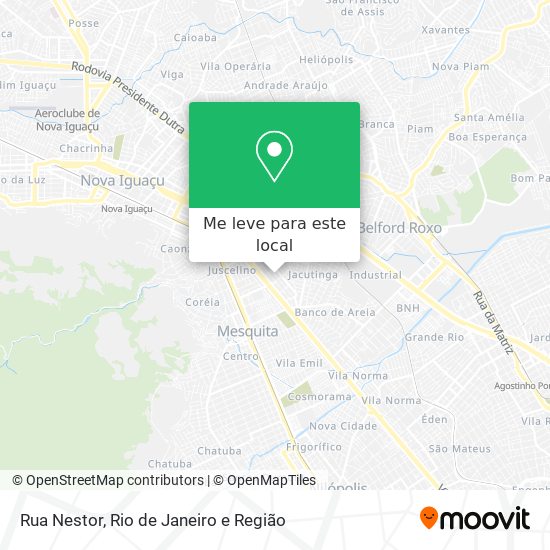 Rua Nestor mapa