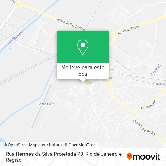 Rua Hermes da Silva Projetada 73 mapa