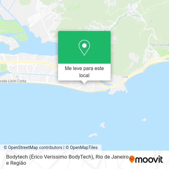Bodytech (Érico Veríssimo BodyTech) mapa