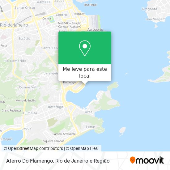 Aterro Do Flamengo mapa