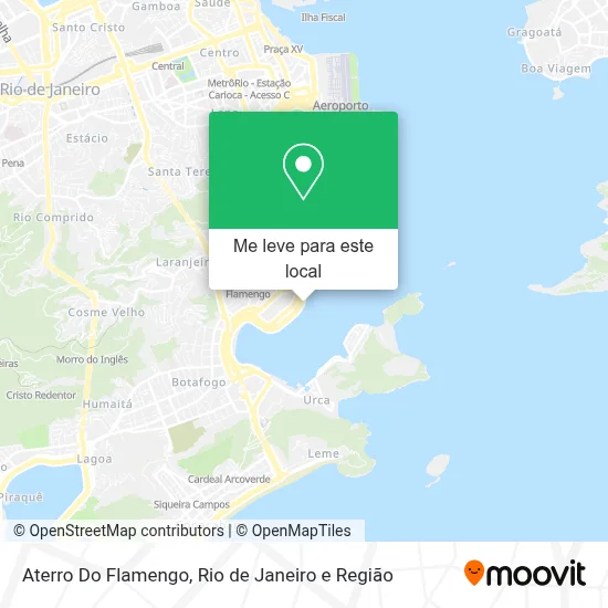 Aterro Do Flamengo mapa