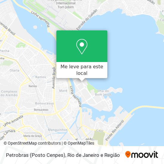 Petrobras (Posto Cenpes) mapa