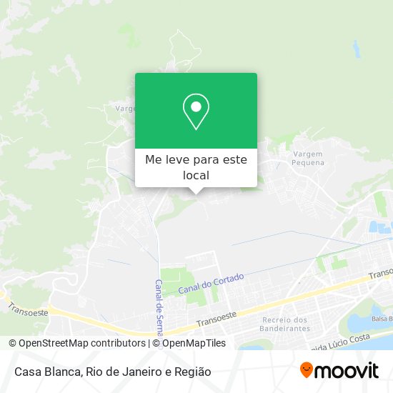 Casa Blanca mapa