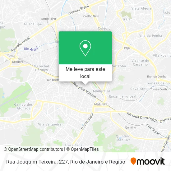 Rua Joaquim Teixeira, 227 mapa
