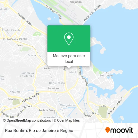 Rua Bonfim mapa