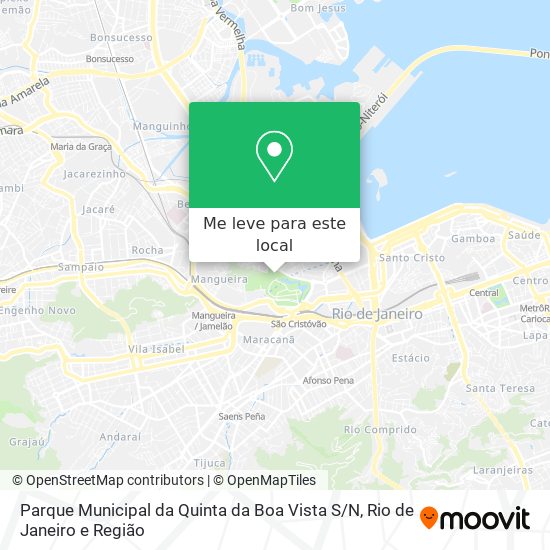 Parque Municipal da Quinta da Boa Vista S / N mapa