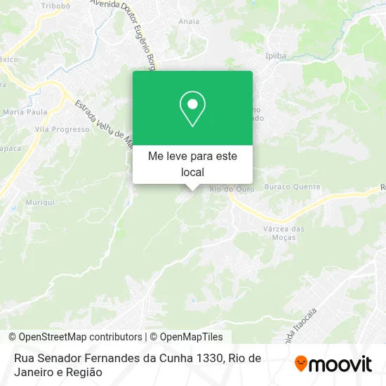 Rua Senador Fernandes da Cunha 1330 mapa