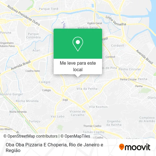 Oba Oba Pizzaria E Choperia mapa