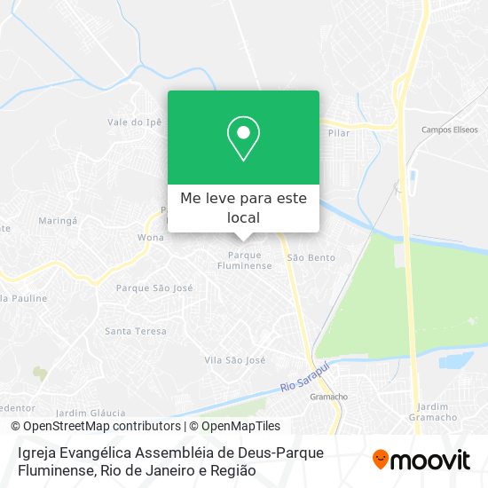 Igreja Evangélica Assembléia de Deus-Parque Fluminense mapa