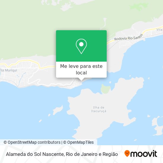 Alameda do Sol Nascente mapa